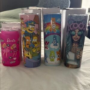 Colorful Cartoon and Character Tumblers